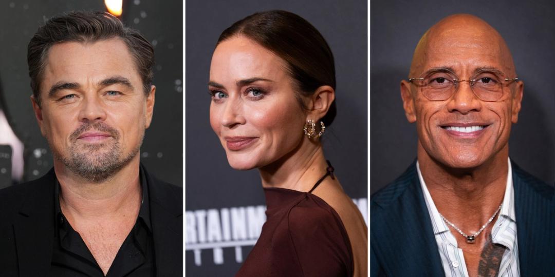 Leonardo DiCaprio, Emily Blunt, Dwayne Johnson