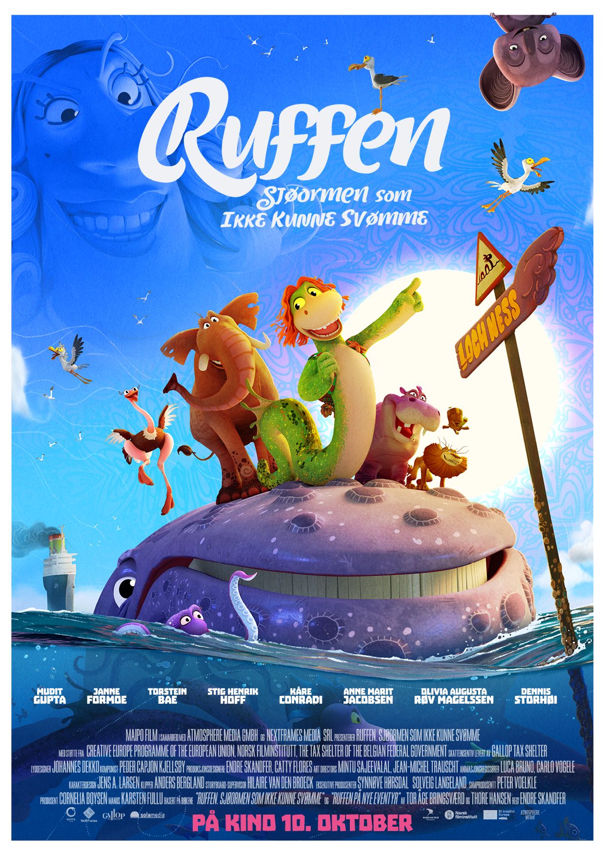 Plakat for 'Ruffen: Sjøormen som ikke kunne svømme'