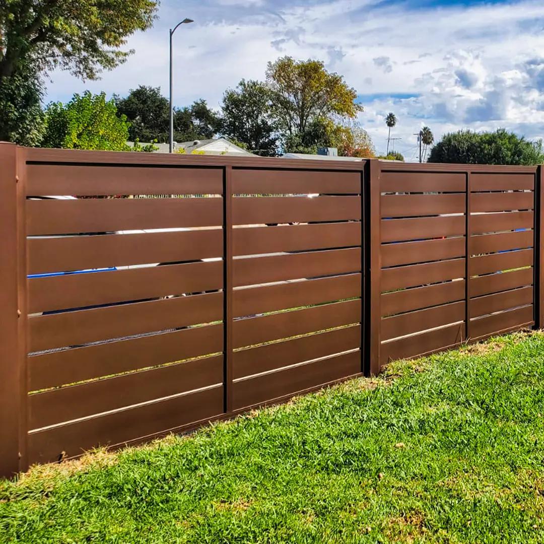 Wood-Look Aluminum Fences for San Fernando Valley Homes