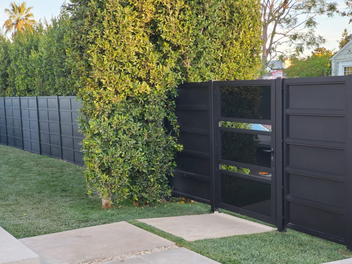 Beautiful Black Glass Installation on North Hollywood, CA