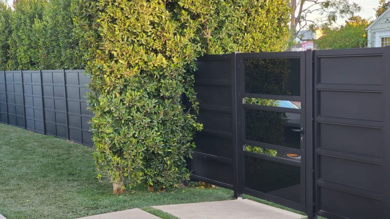 Beautiful Black Glass Installation on North Hollywood, CA