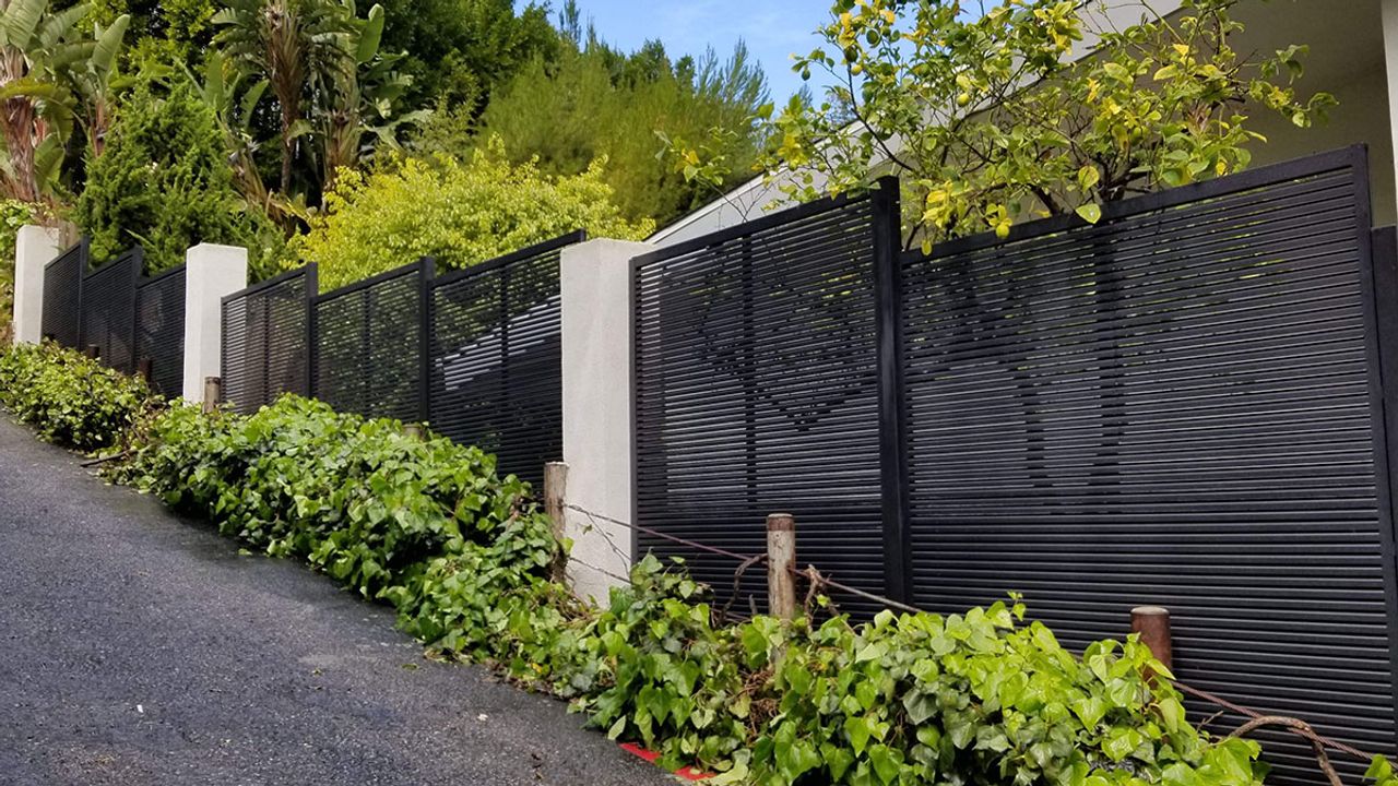 Security Gates on Hilly Terrains