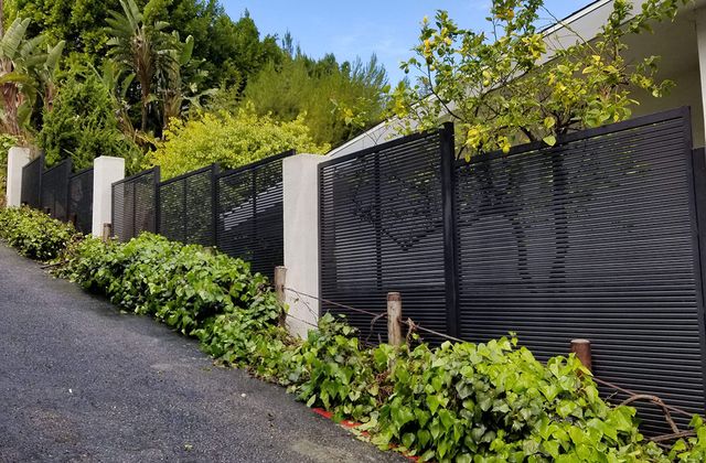 Security Gates on Hilly Terrains