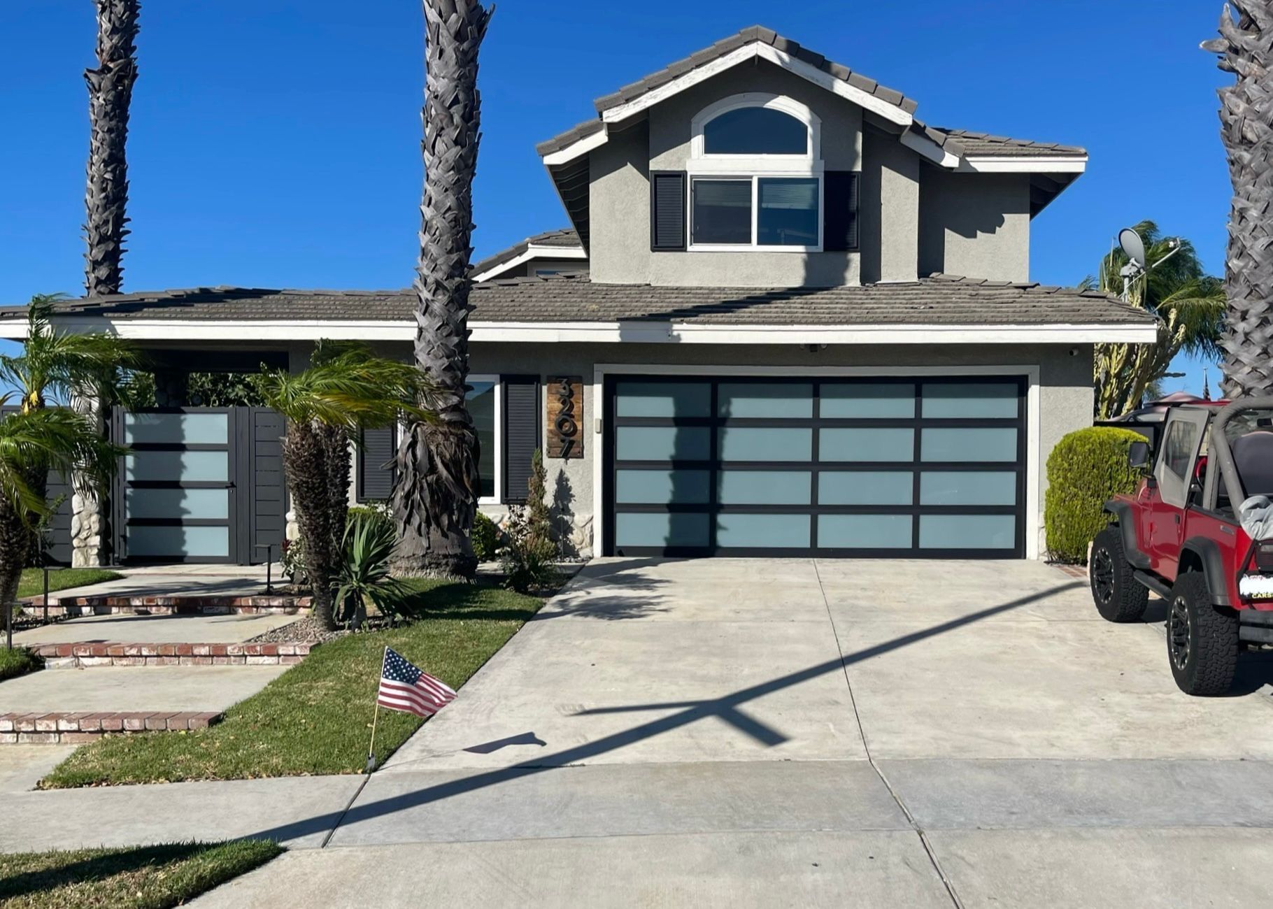 Modern Glass Garage Doors