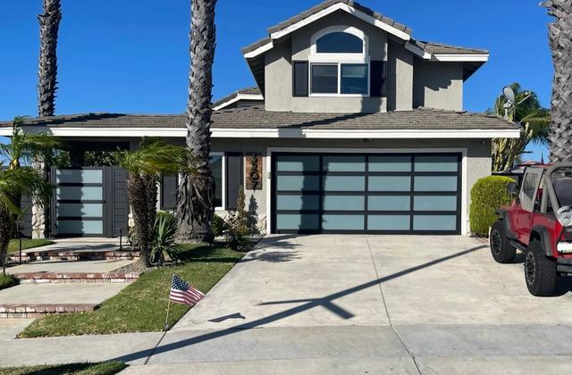 Modern Glass Garage Doors