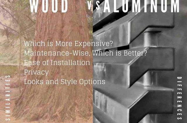 Comparing Aluminum Fence to Wood Fence, Which is the Winner?