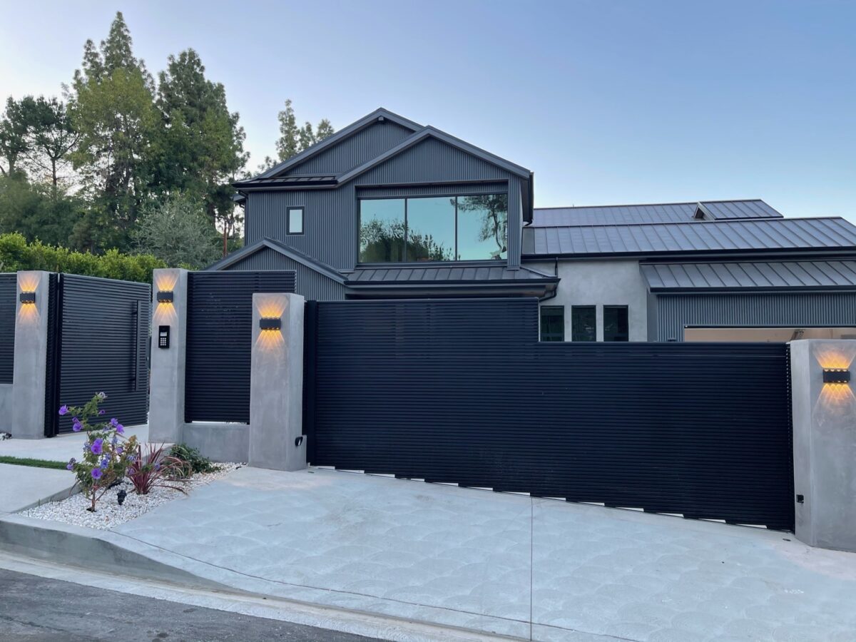 Gate of the Month - Our CEO fell in love with this Hi-Tech Gate & Fence Project
