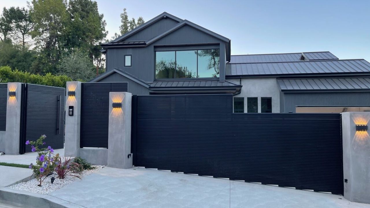 Gate of the Month - Our CEO fell in love with this Hi-Tech Gate & Fence Project