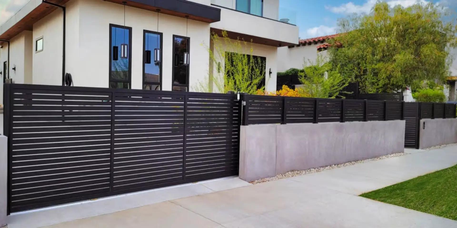 Upgrade Your Driveway with Modern Aluminum Gates
