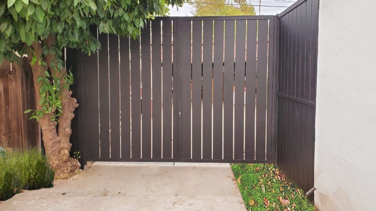 Our Most Popular Gate of the Month - Vertical Driveway Gate Alhambra California