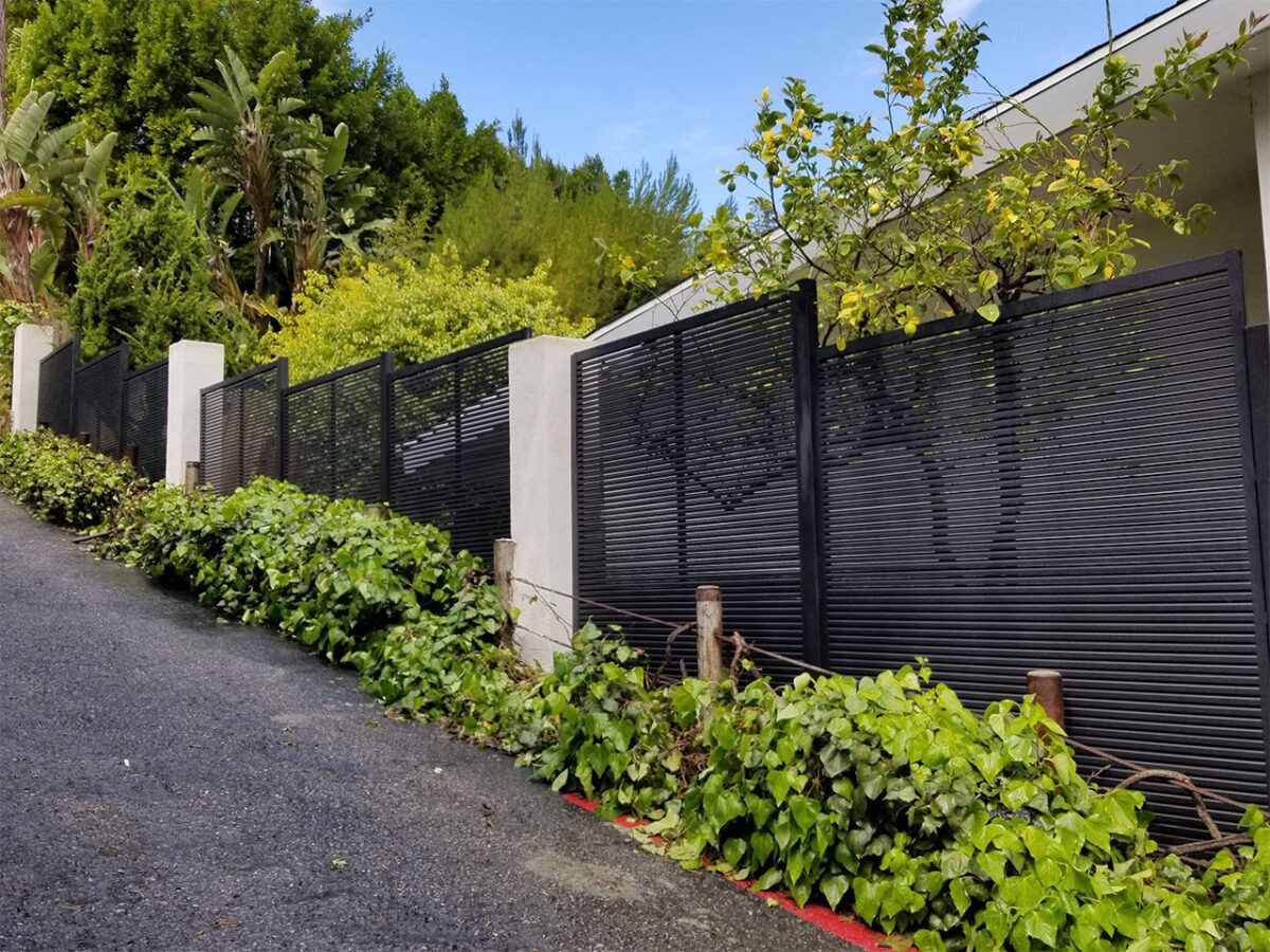 Hillside Gate and Fence Installation in Los Angeles