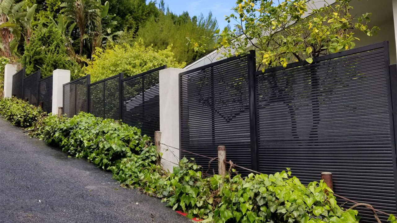 Hillside Gate and Fence Installation in Los Angeles
