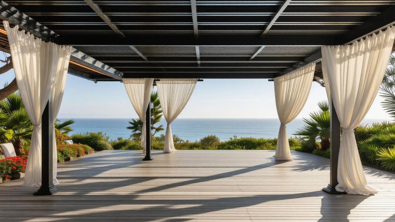 Aluminum Pergola in La Jolla, CA