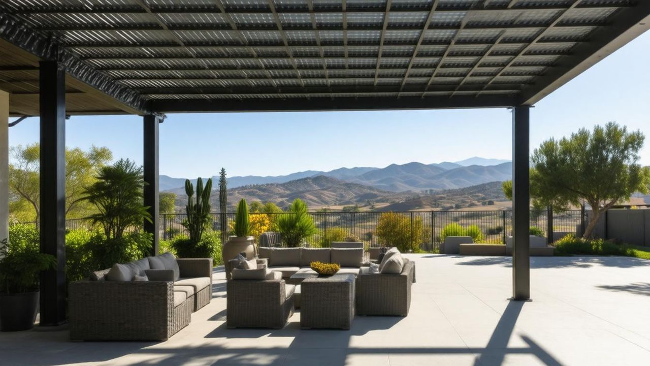 Aluminum Pergola in Santa Clarita