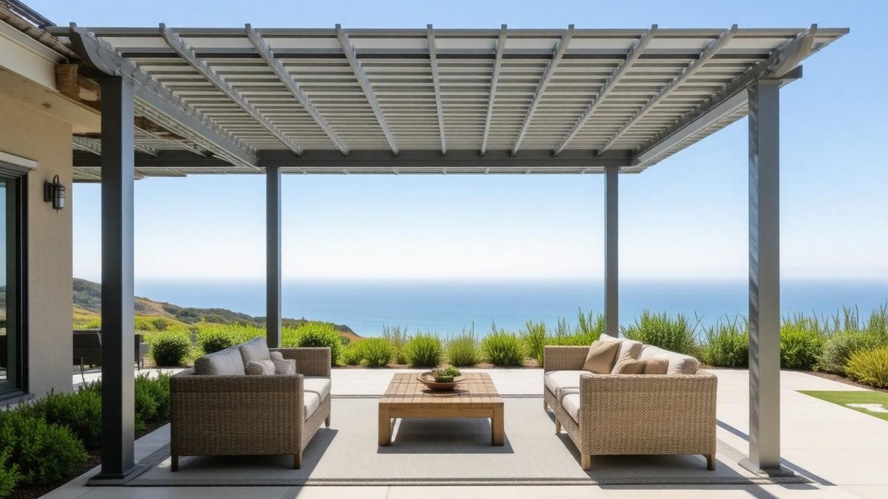 Aluminum Pergola in Rancho Palos Verdes, CA