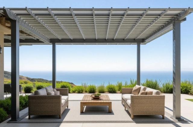 Aluminum Pergola in Rancho Palos Verdes, CA