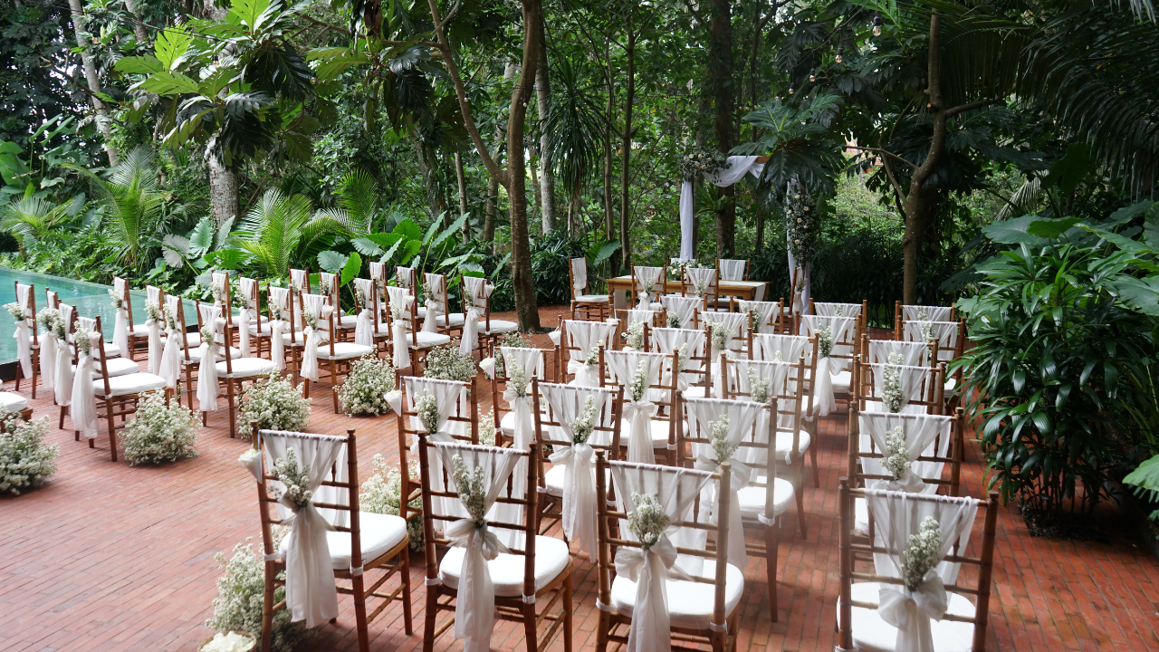 Decor & floral: venue titik dua ubud wedding