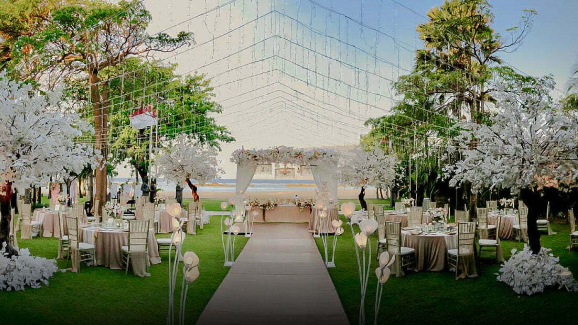 Luxury beachfront wedding venue in Nusa Dua Bali