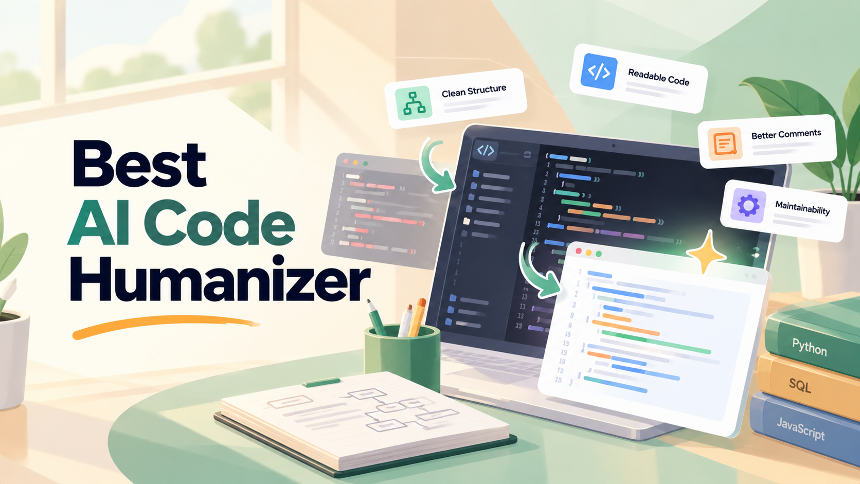 Best 4 AI Code Humanizer Tools for College Code Assignment