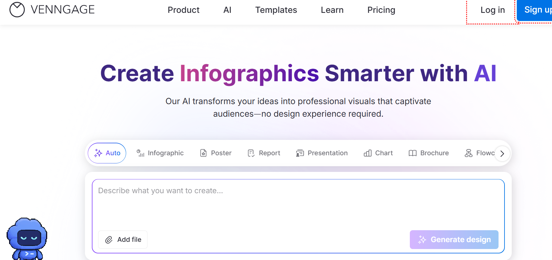 Venngage AI Report Generator