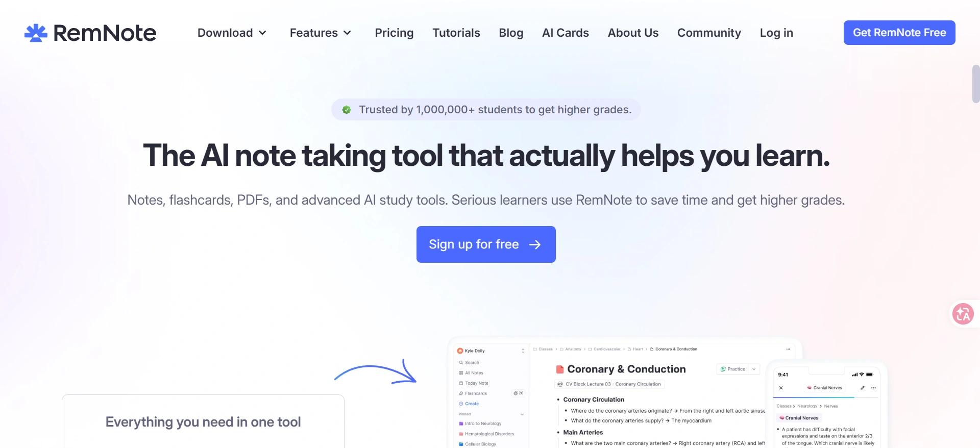 RemNote Best AI for Flashcards