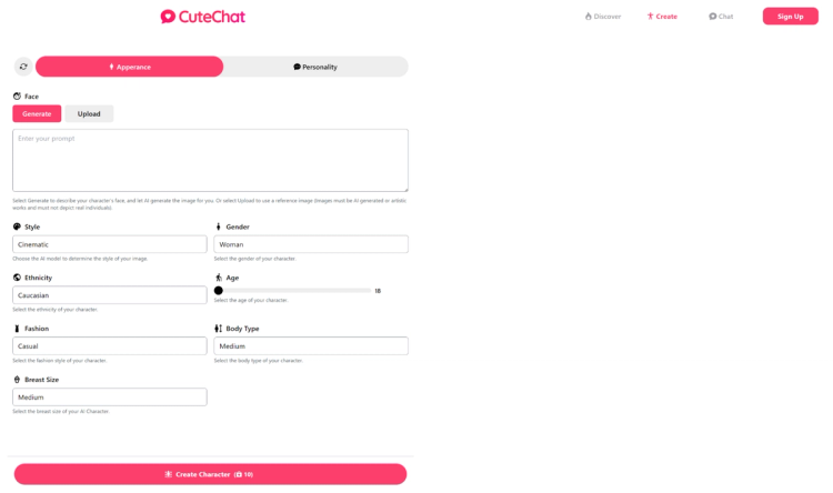 Cutechat features