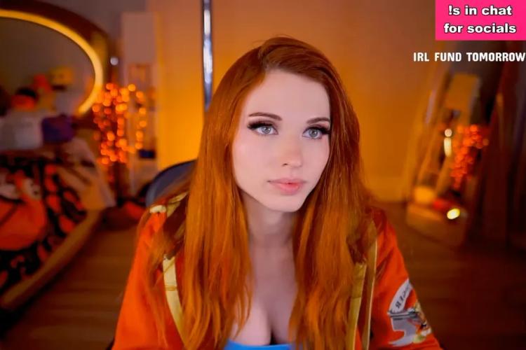 Amouranth, a popular streamer who created her custom AI