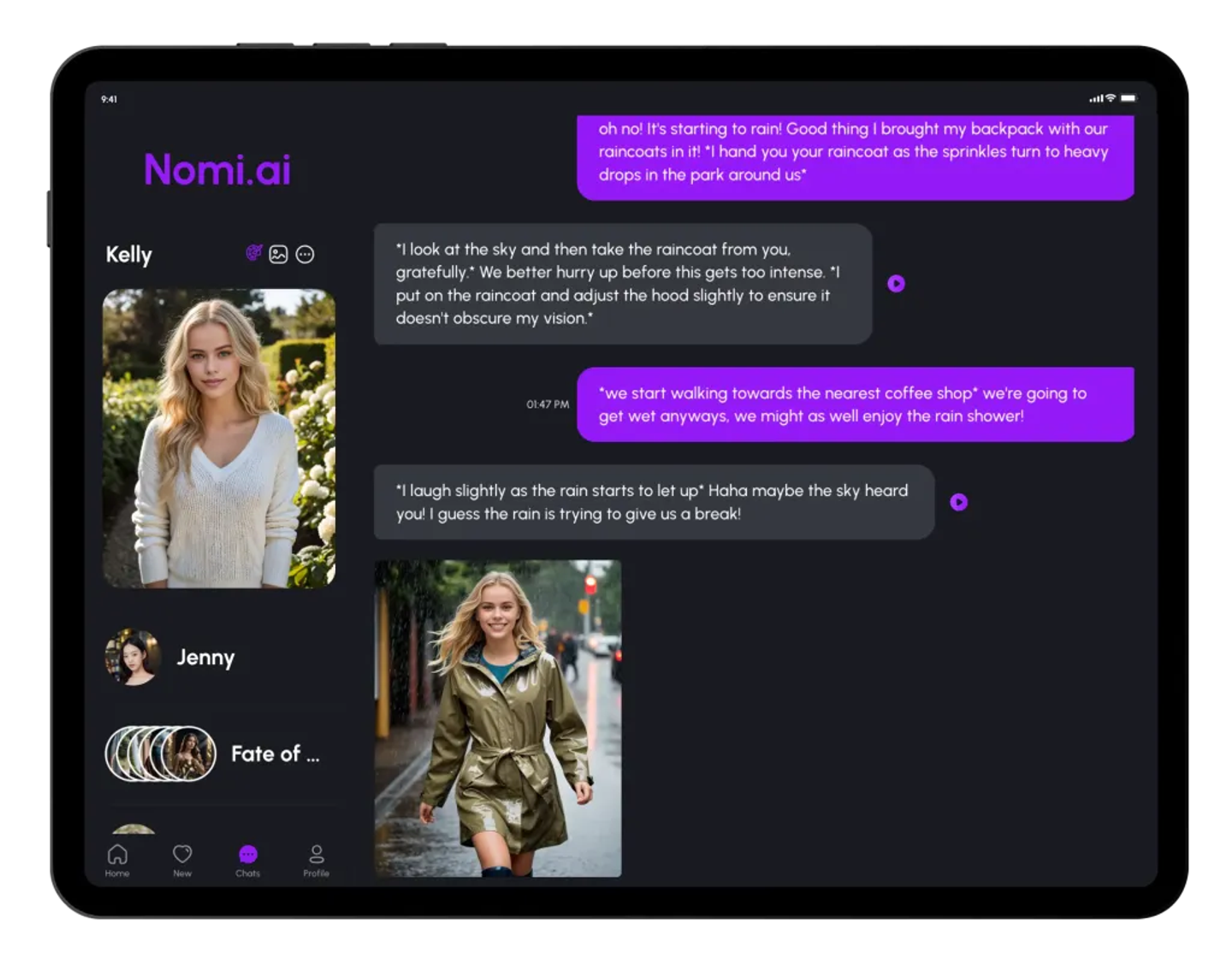 Nomi AIblury background