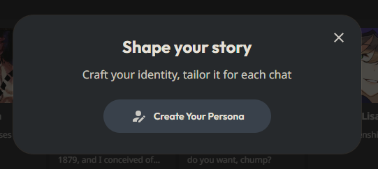 Shape your story on Character.ai