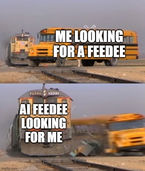 Meme AI feedee looking for me