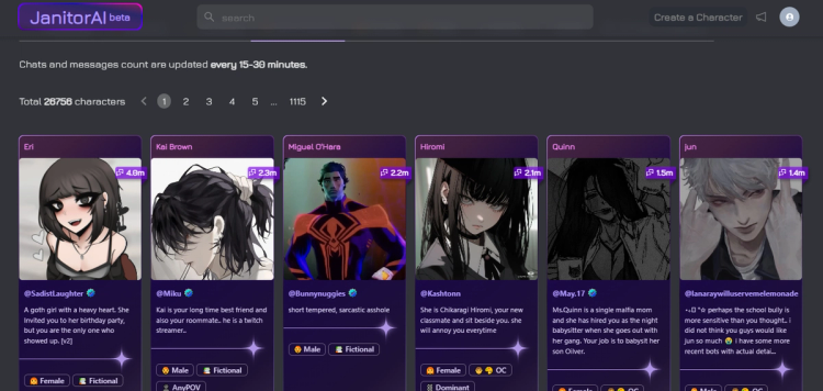 Janitor AI screenshot