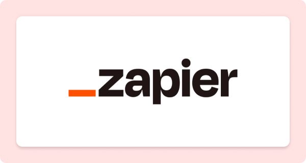 Zapier integrations with thousands of apps