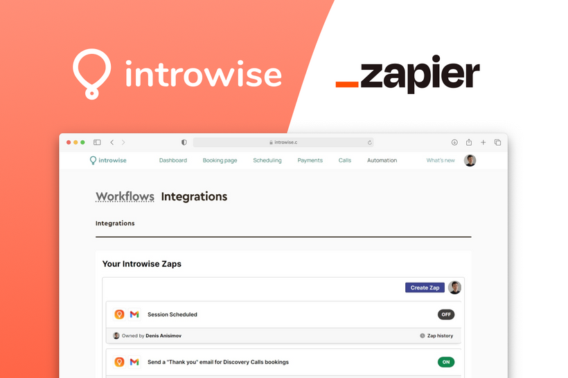 Introwise and Zapier