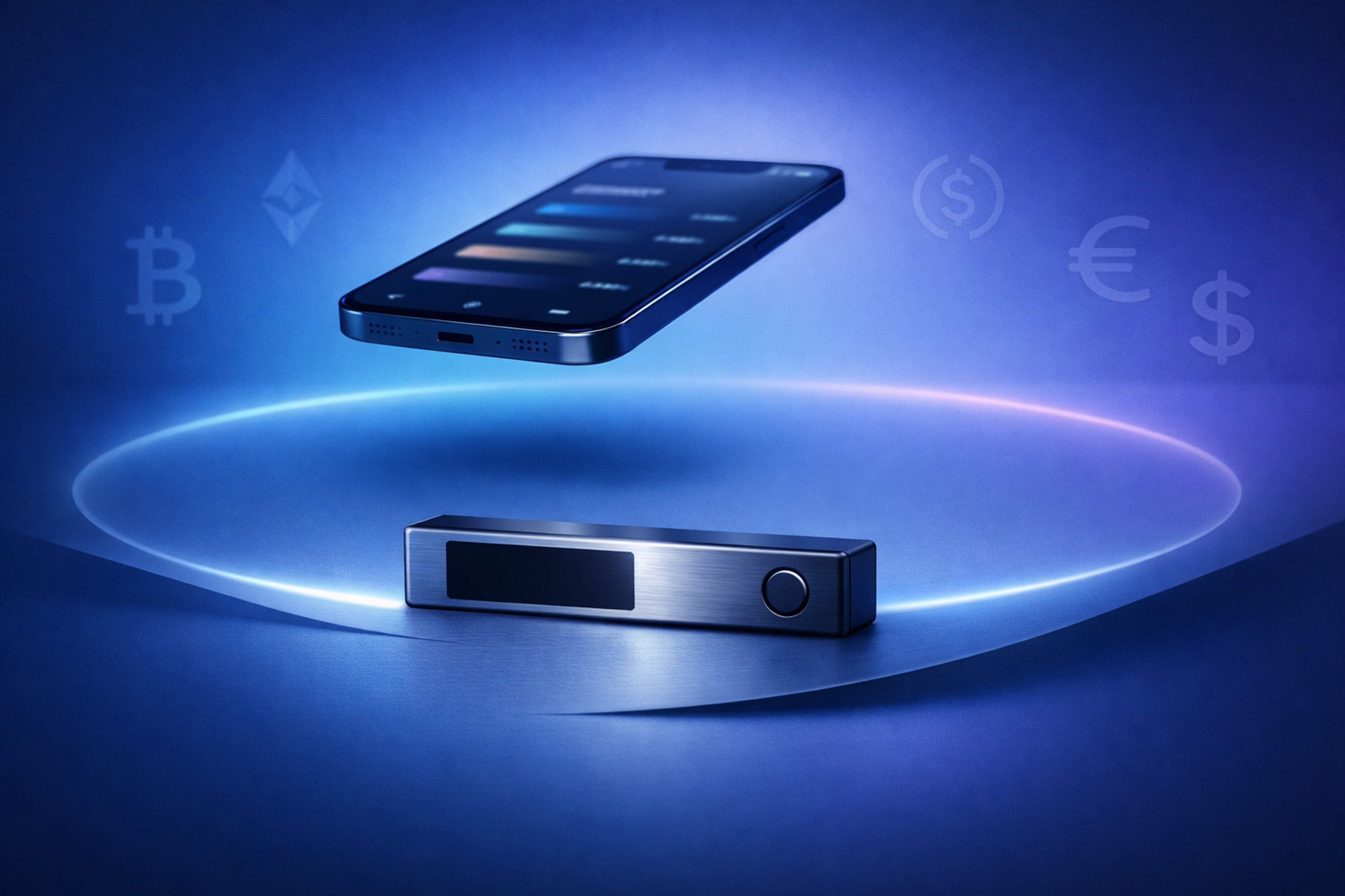 Appareil cold wallet et interface d’application fintech multidevises intégrés dans un même écosystème numérique