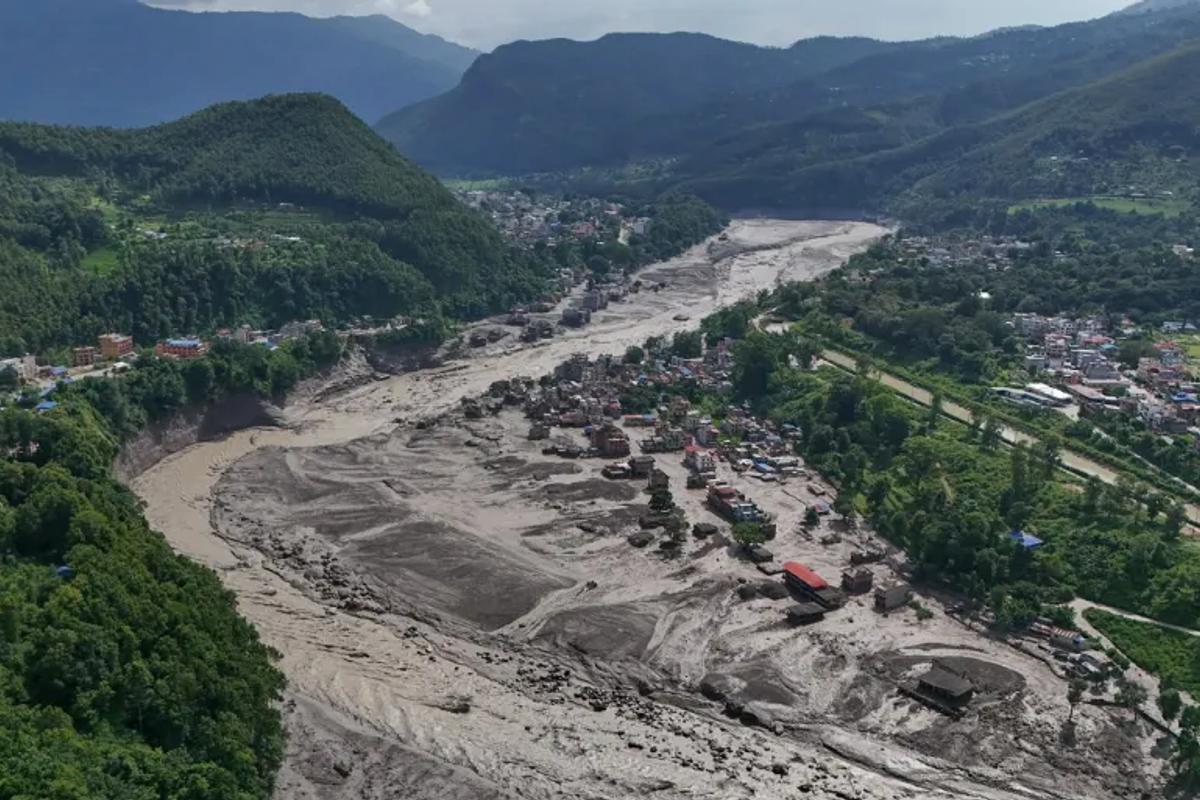 Flooding Nepal