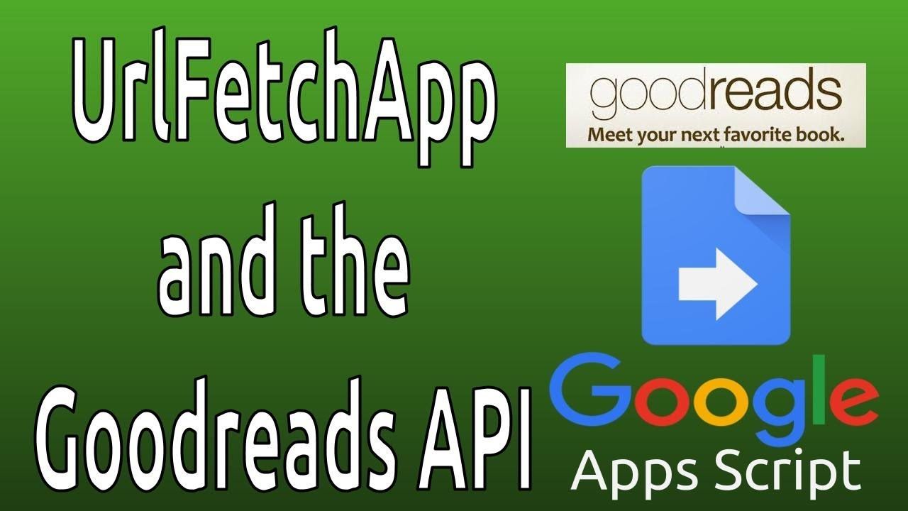 The Goodreads API in a Custom Function