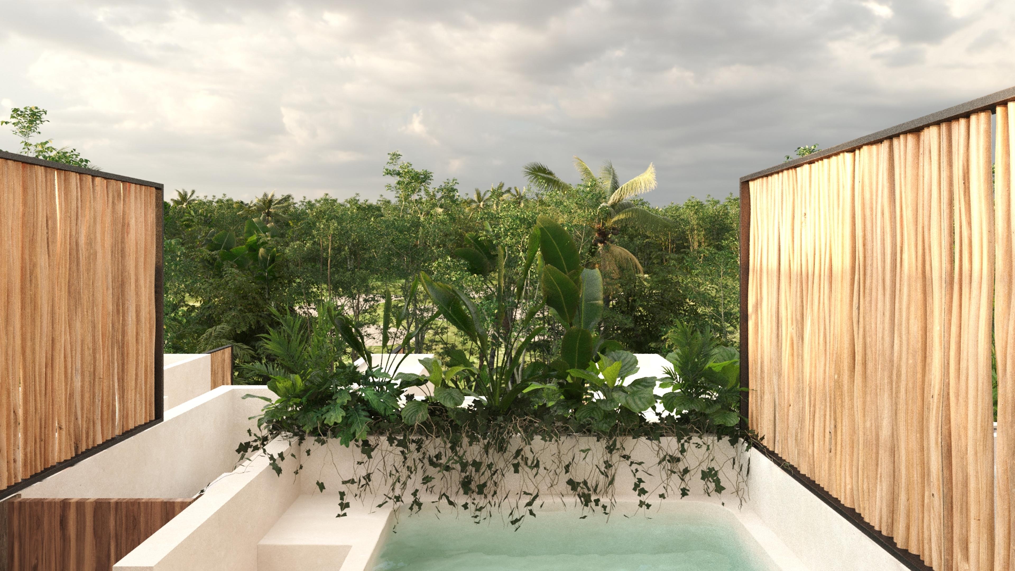 Elegant Golf View Townhouse with Private Plunge Pool in Puerto Aventuras — photo 7