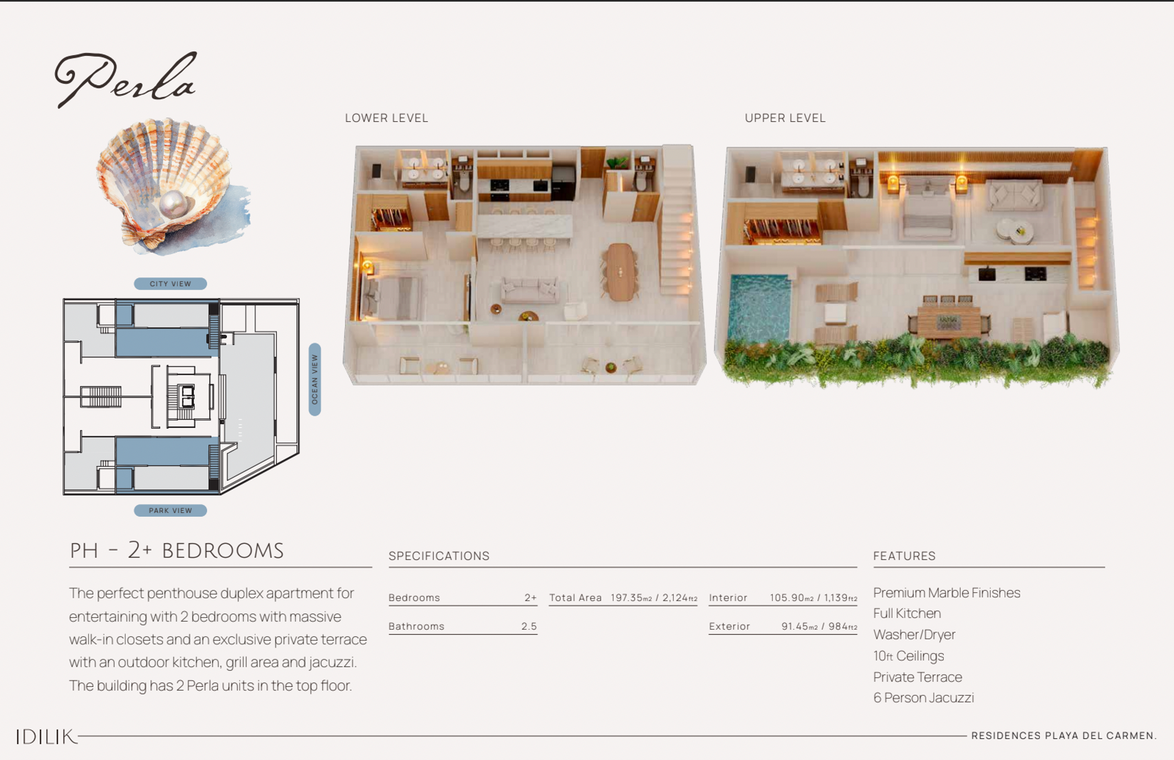 Luxury 2 Bedroom Penthouse with Full Service Spa — photo 18