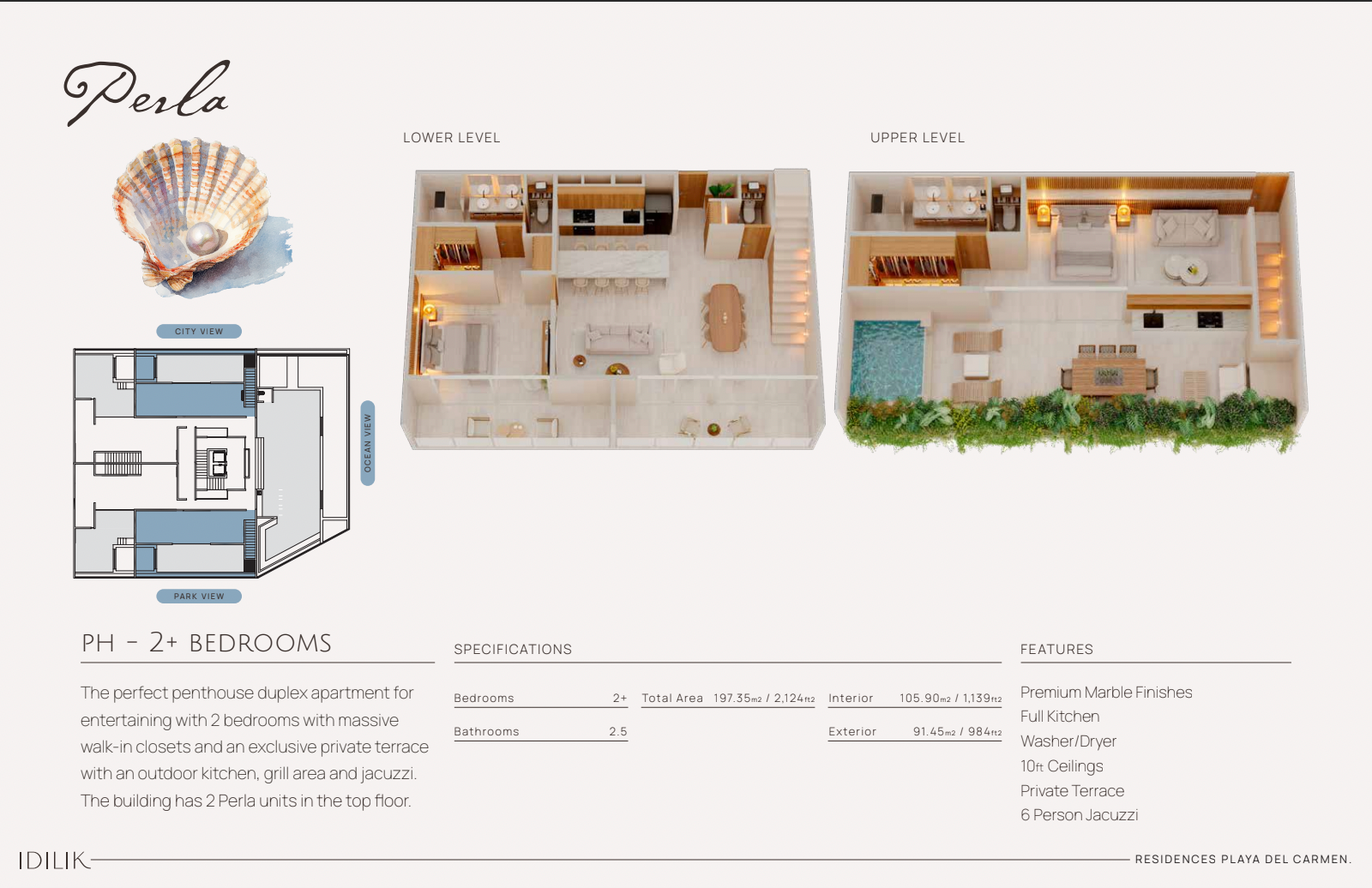 Luxury 2 Bedroom Penthouse with Full Service Spa — photo 18