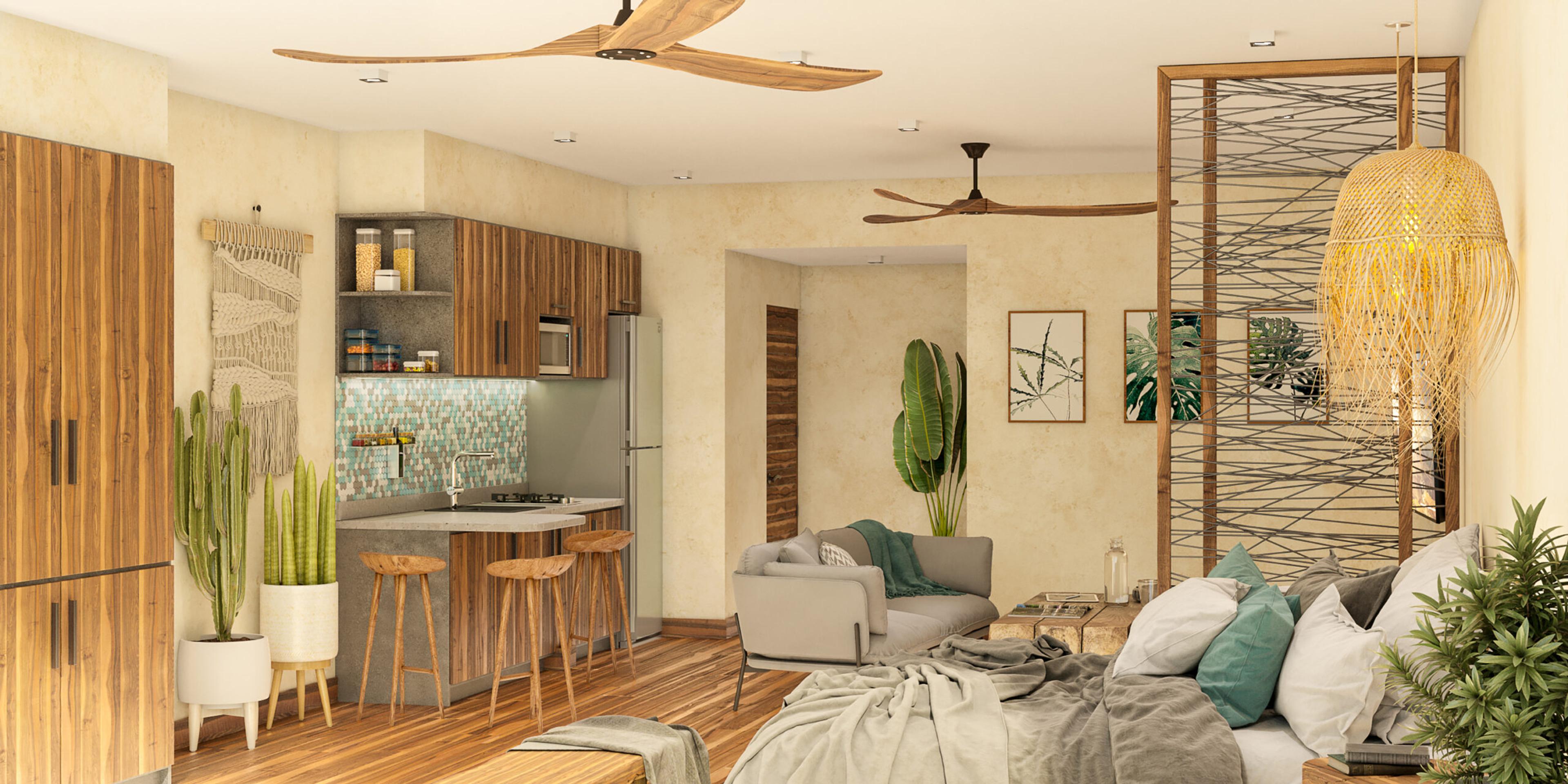 Modern Eco-Chic Studios in Playa del Carmen — photo 2