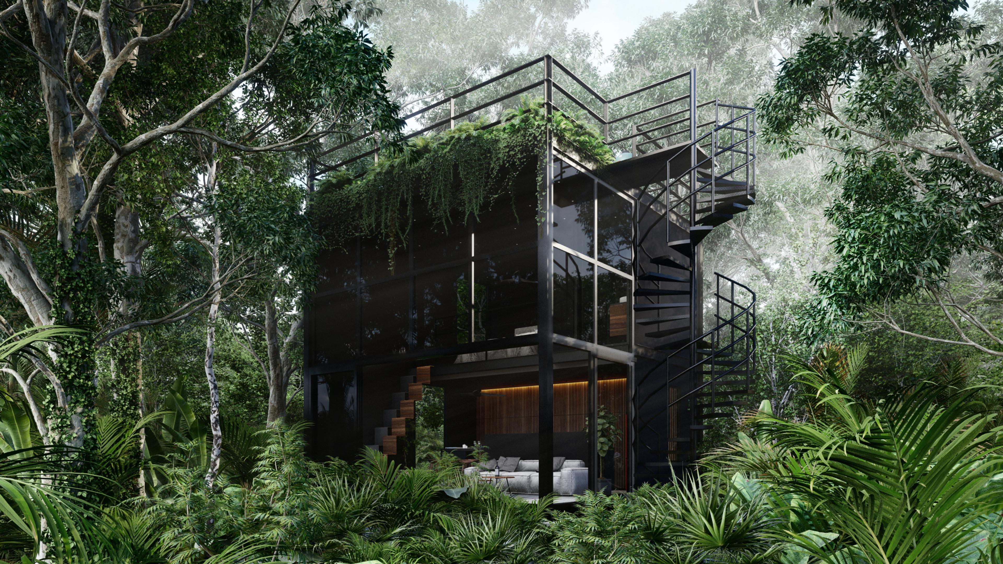 Eco-Luxury Jungle Villa in Chemuyil — photo 8