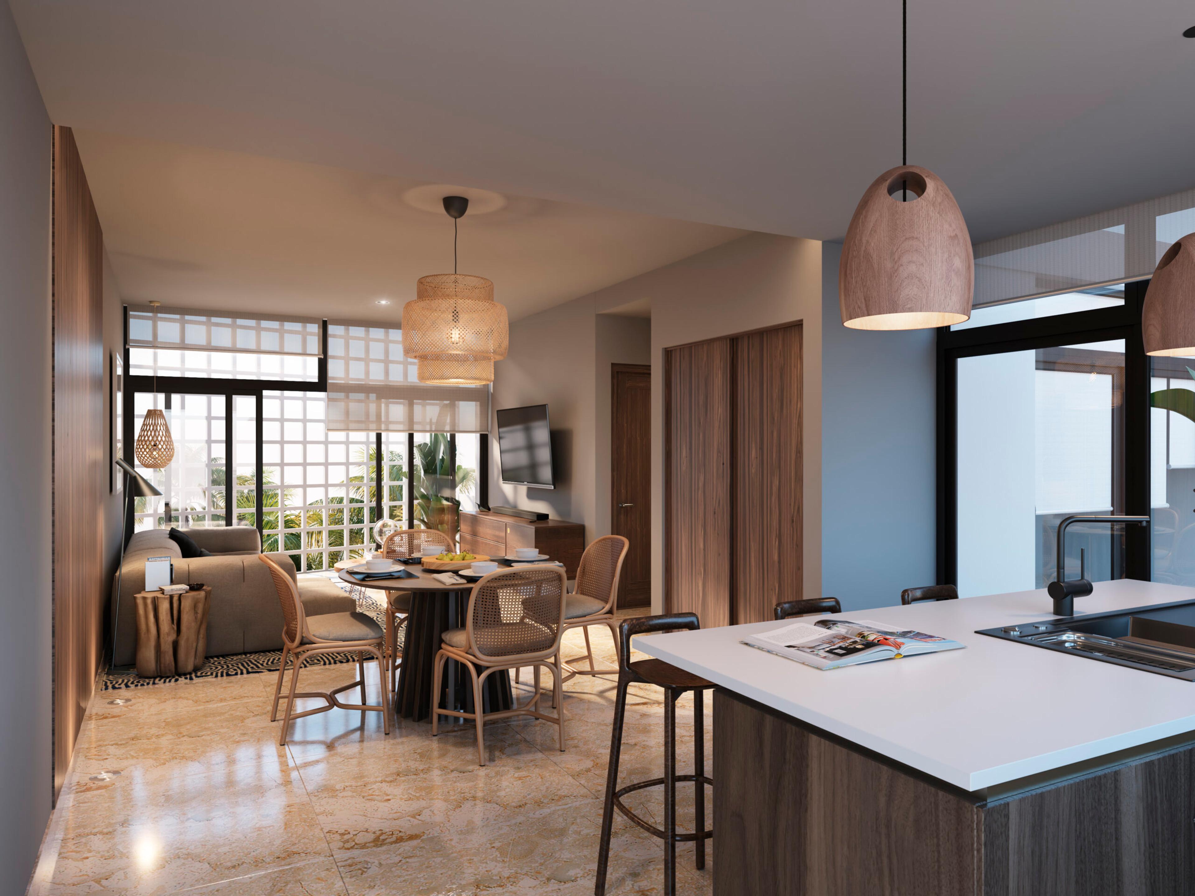 Modern 3-Bedroom Apartment in Playa del Carmen — photo 2