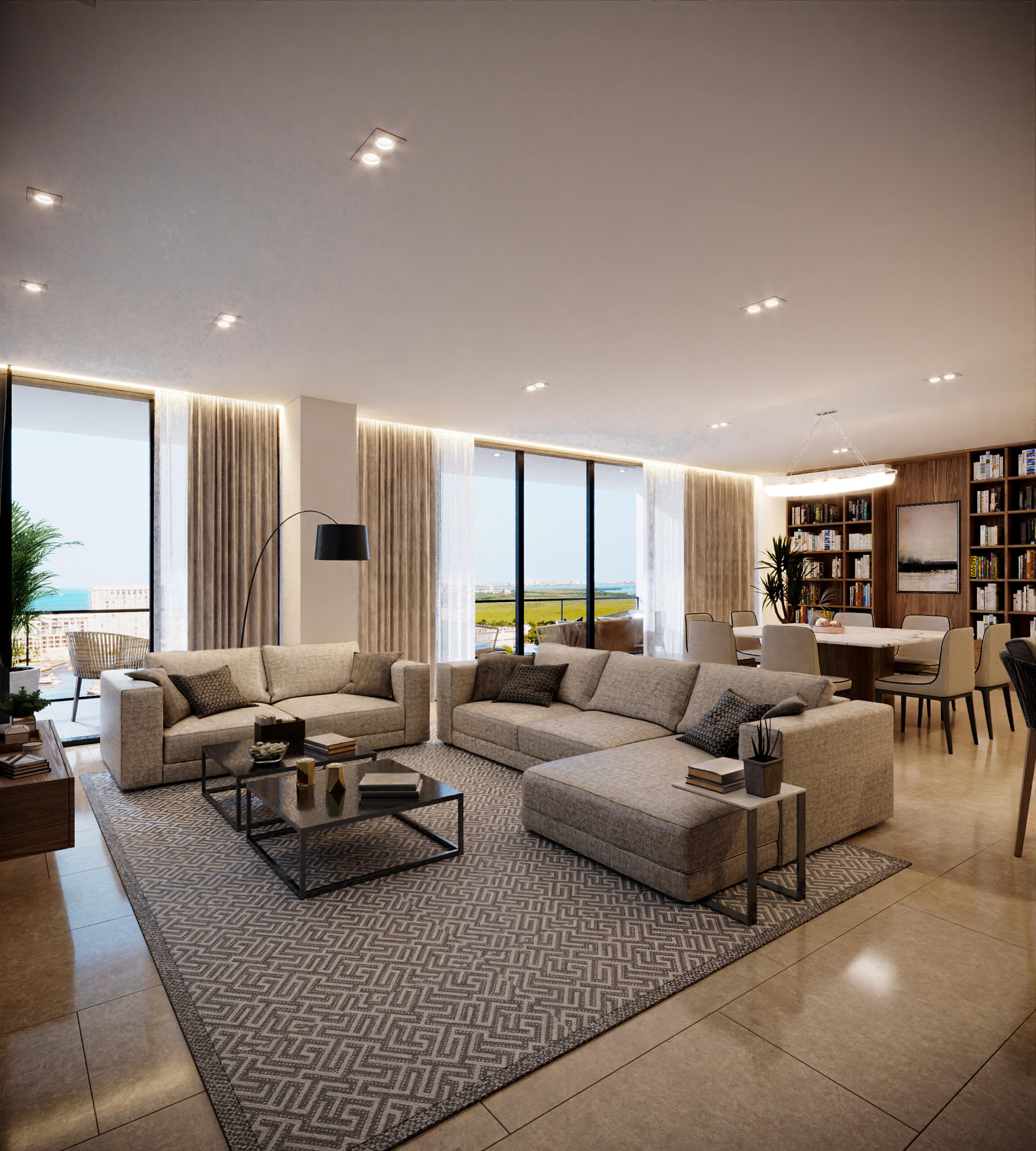 Luxury 3-Bedroom Residence in Puerto Cancún — photo 2
