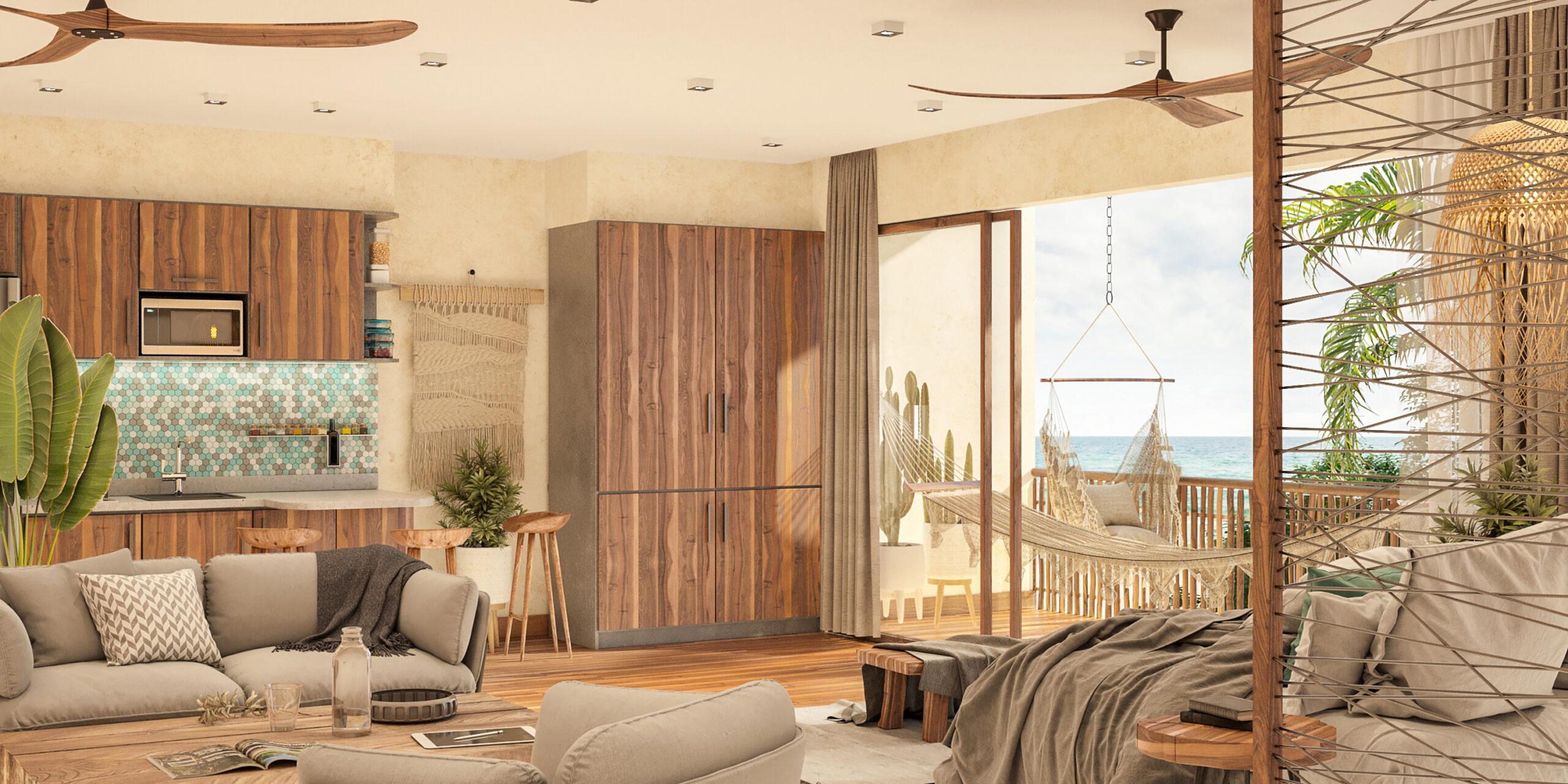 Modern Eco-Chic Studios in Playa del Carmen — photo 6