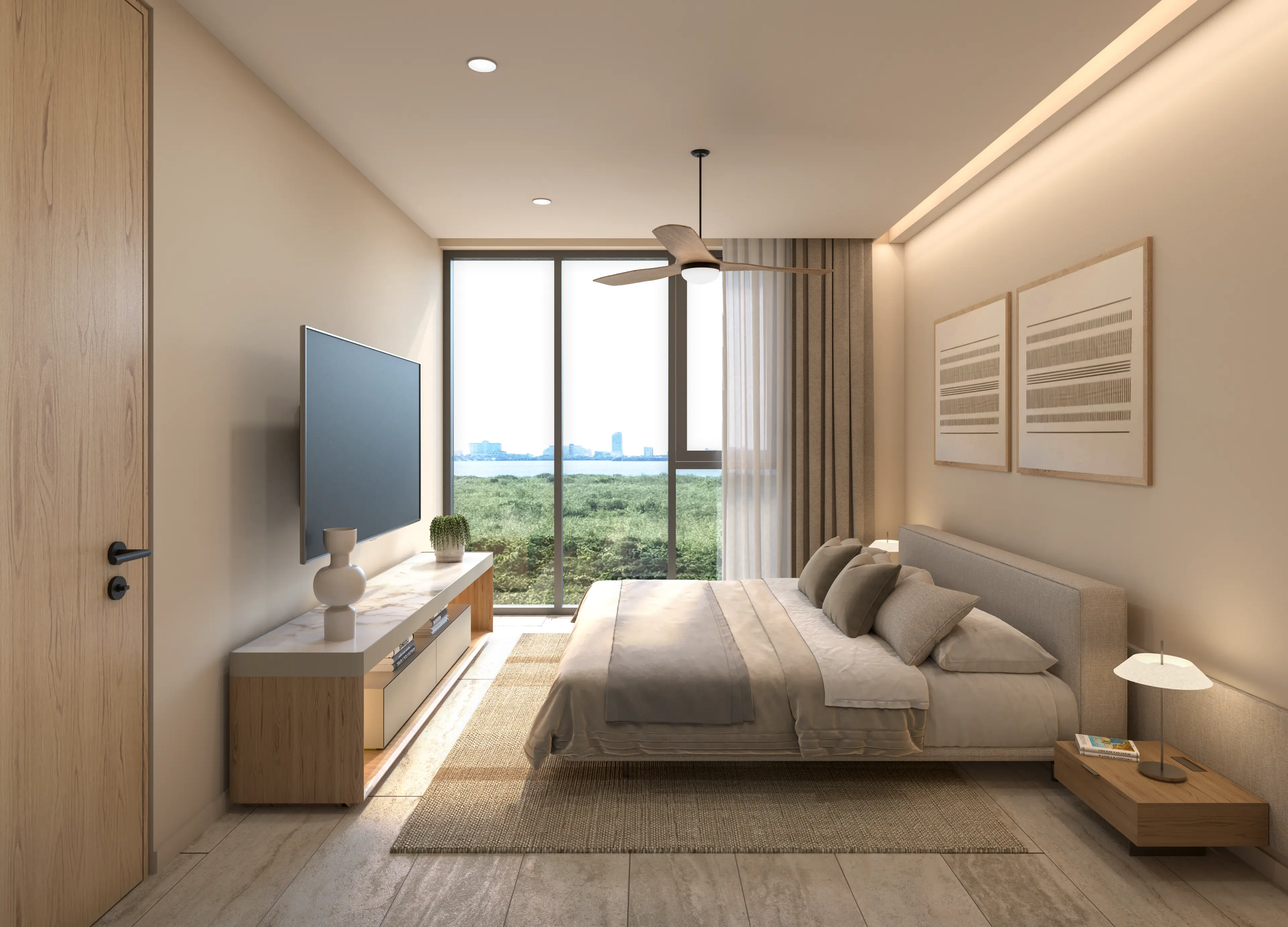 Spacious 3-Bedroom Condo with Lagoon Views — photo 26