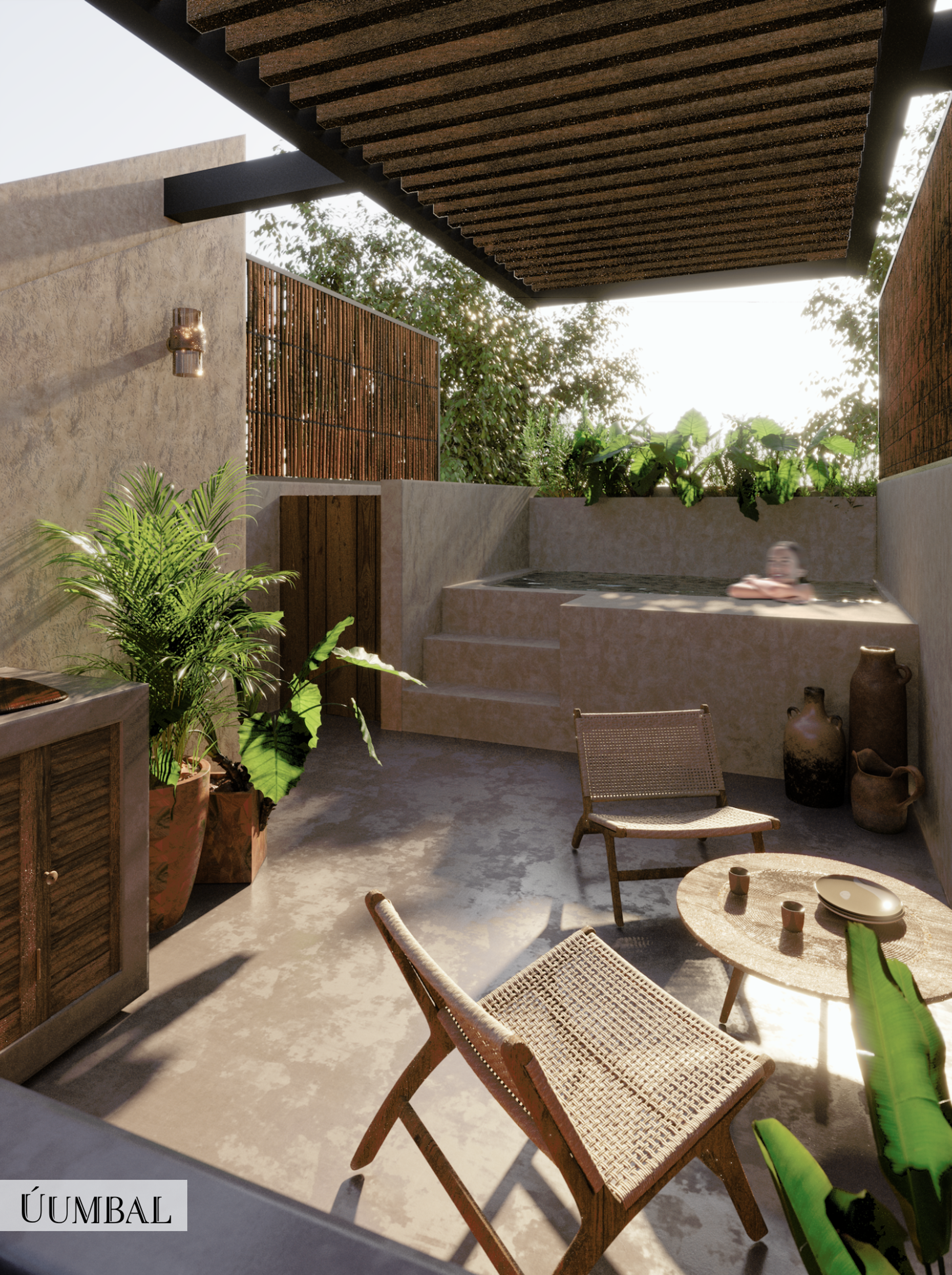 Elegant Golf View Townhouse with Private Plunge Pool in Puerto Aventuras — photo 3