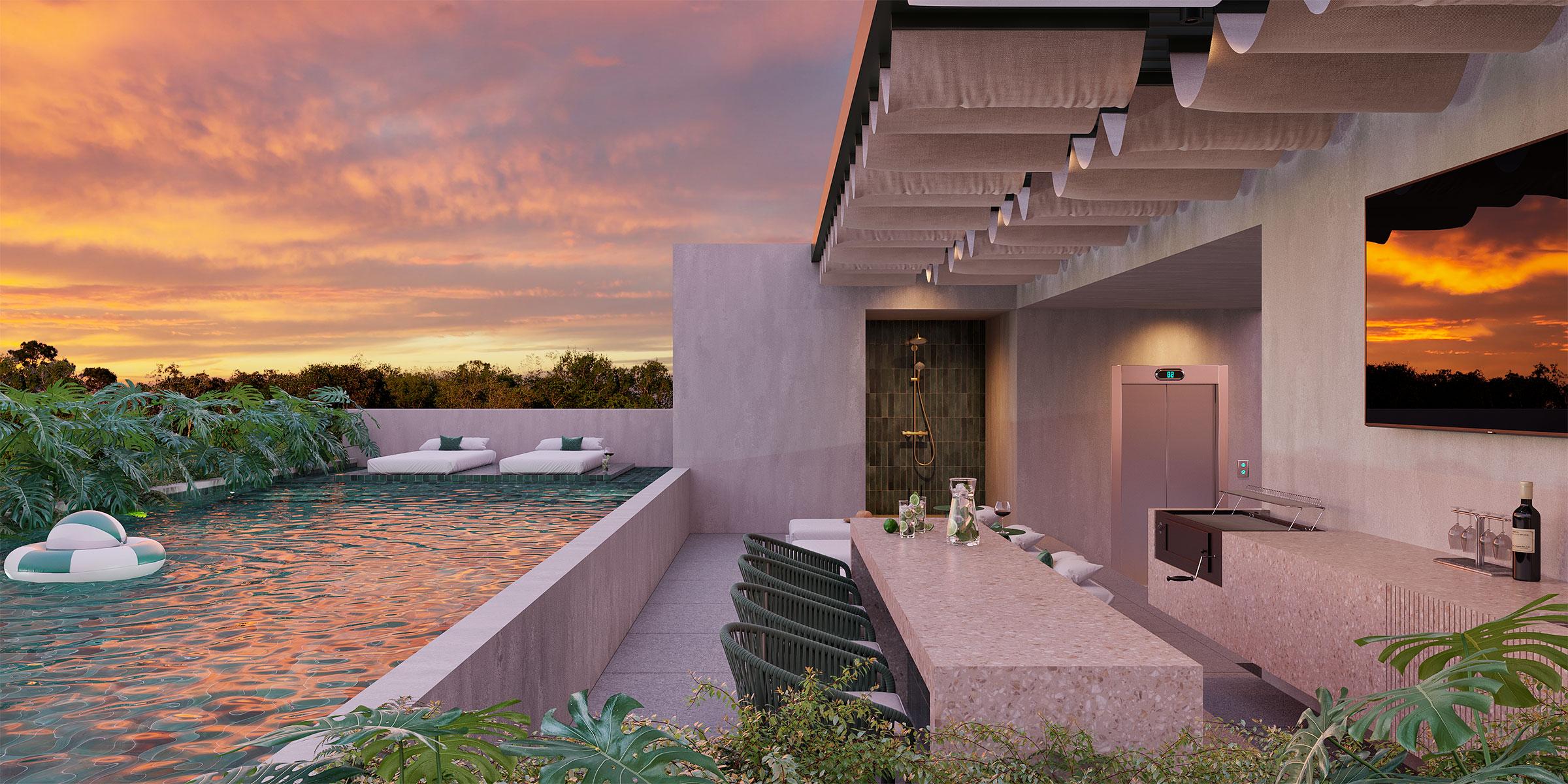 Modern Tranquility in the Heart of Playa del Carmen – 2BR Condo — photo 3