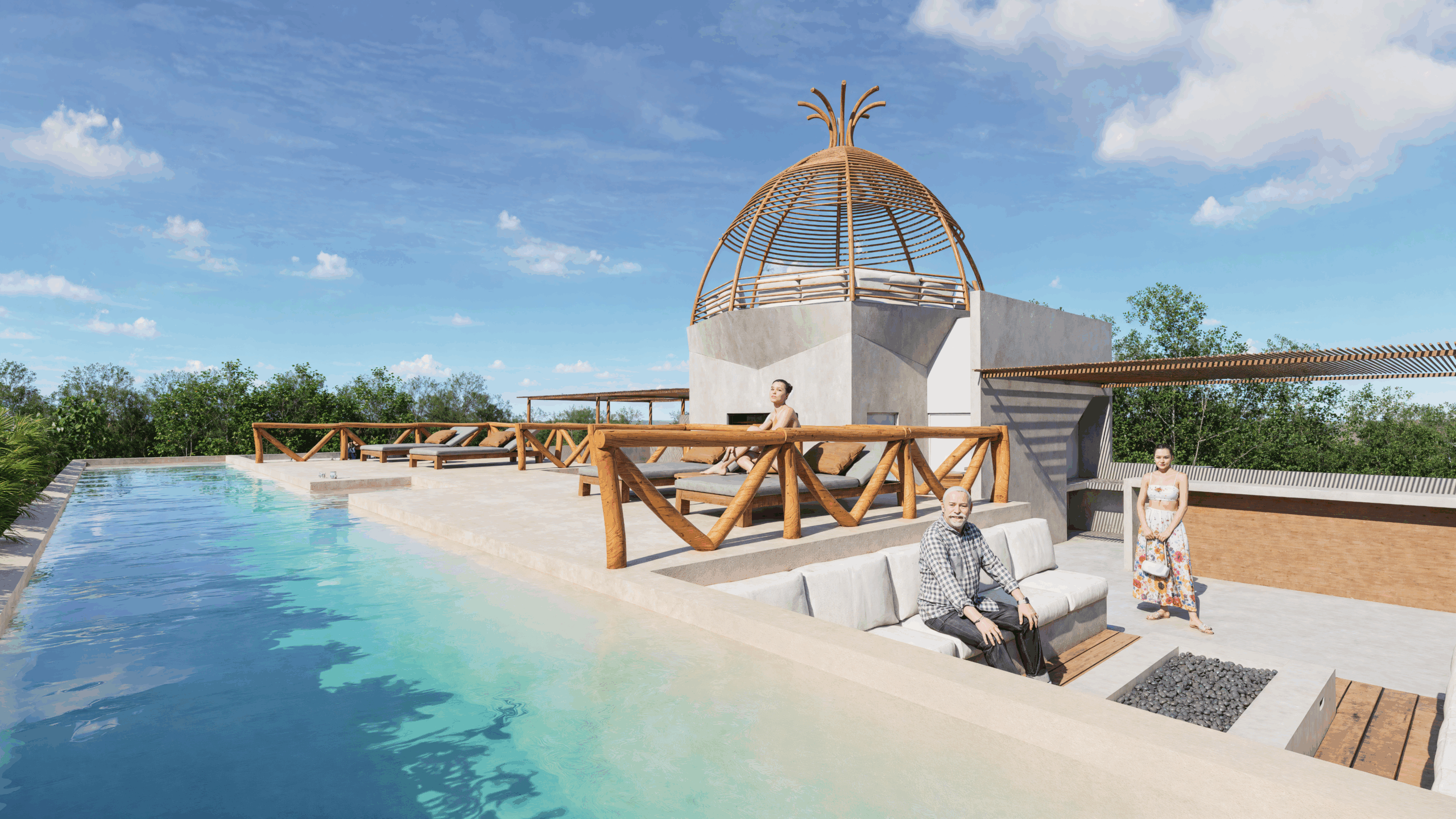 Penthouse Living in Xulhá Near Bacalar — photo 8