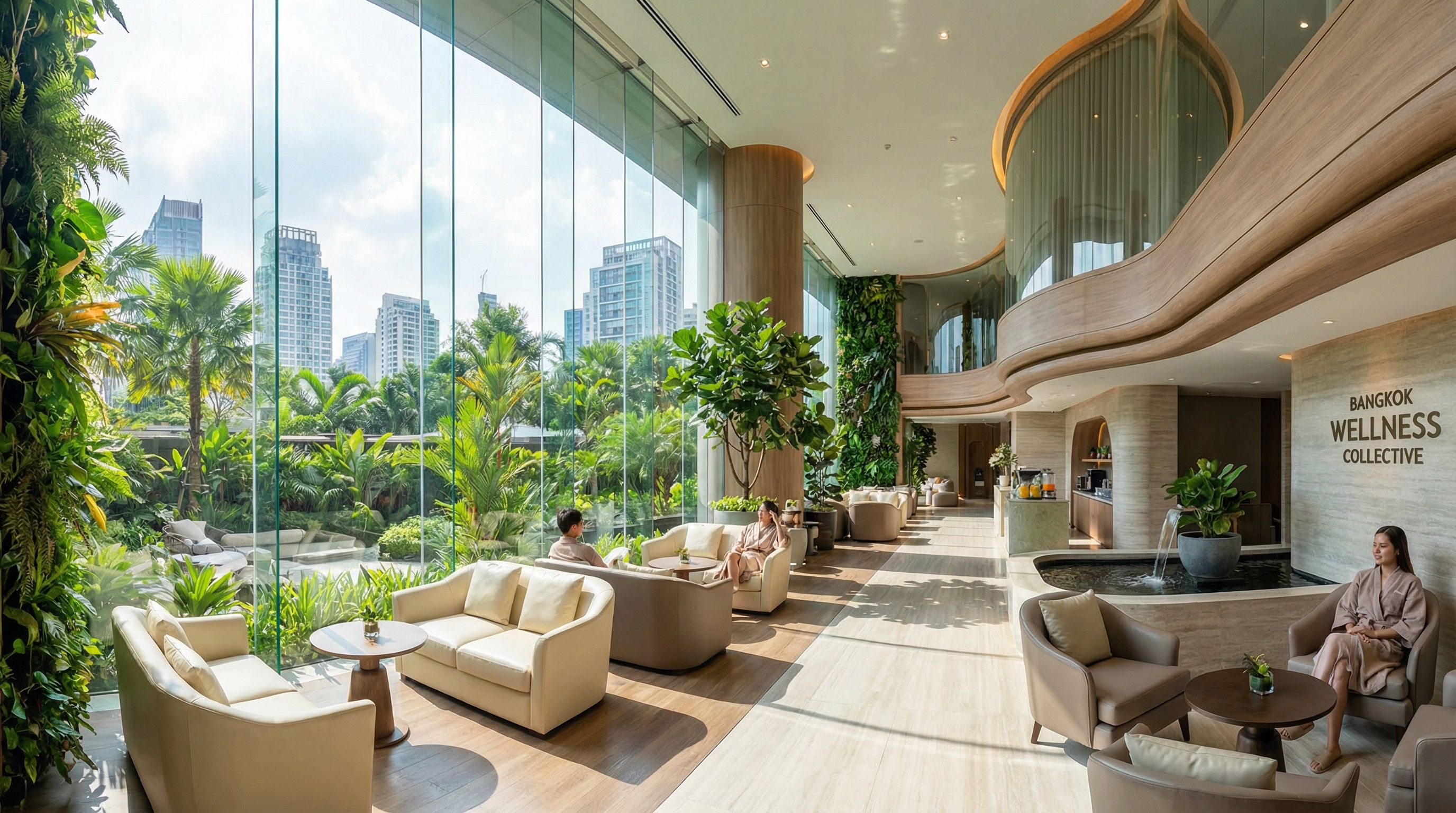 Panoramic view of a premium clinic in Bangkok