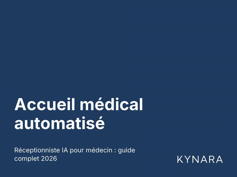 Accueil médical automatisé